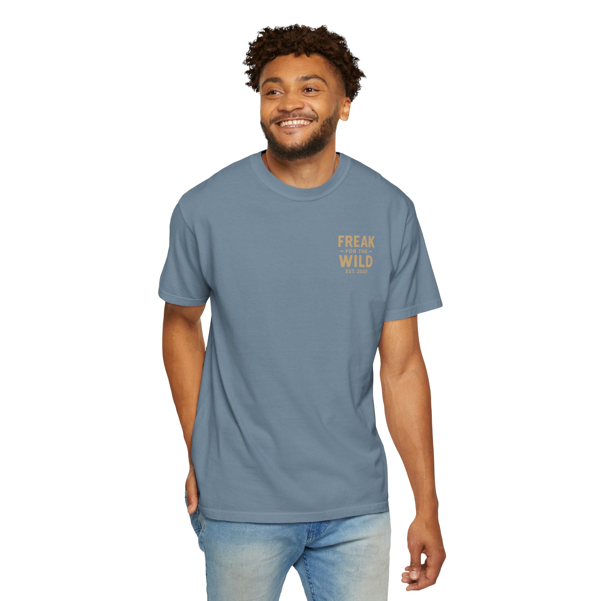 Freak for the Wild – “Truck Buddy” Graphic Tee (Garment-Dyed Unisex)
