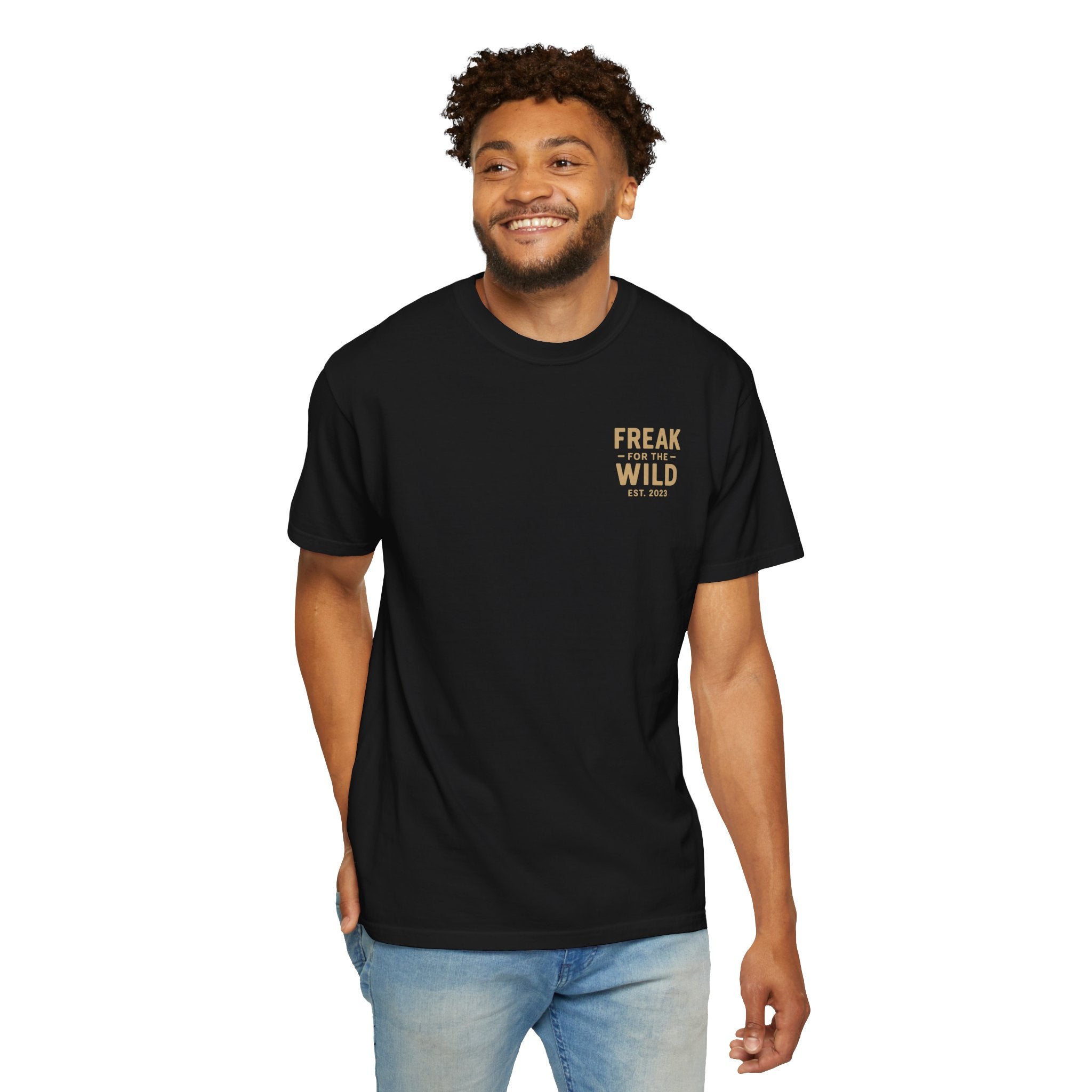 Freak for the Wild – “Truck Buddy” Graphic Tee (Garment-Dyed Unisex)