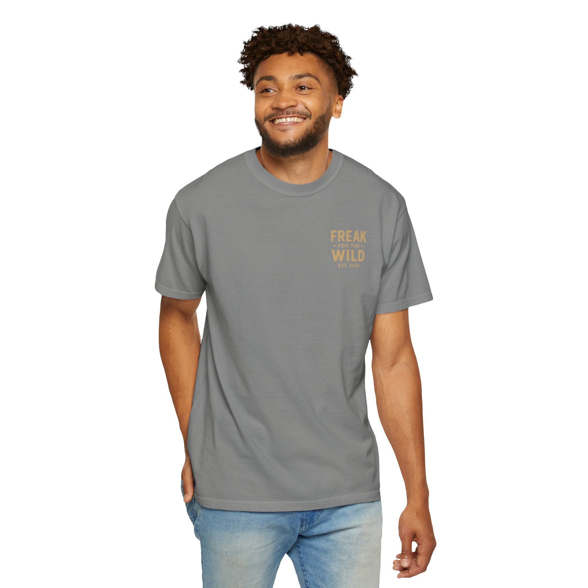 Freak for the Wild – “Truck Buddy” Graphic Tee (Garment-Dyed Unisex)