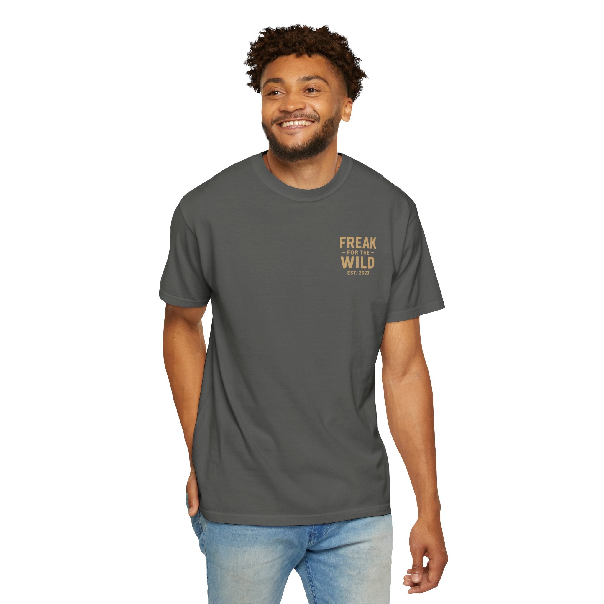 Freak for the Wild – “Truck Buddy” Graphic Tee (Garment-Dyed Unisex)