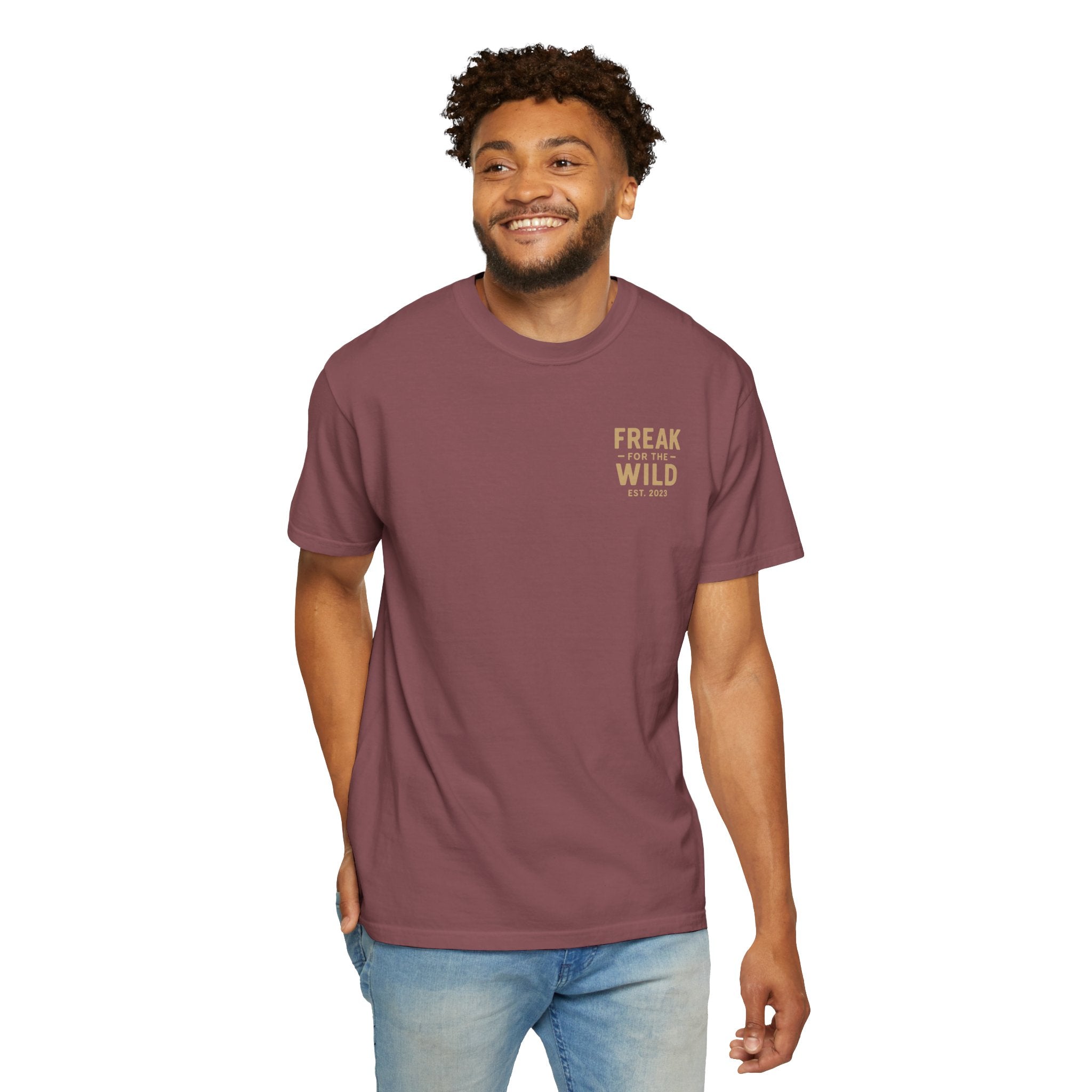 Freak for the Wild – “Truck Buddy” Graphic Tee (Garment-Dyed Unisex)