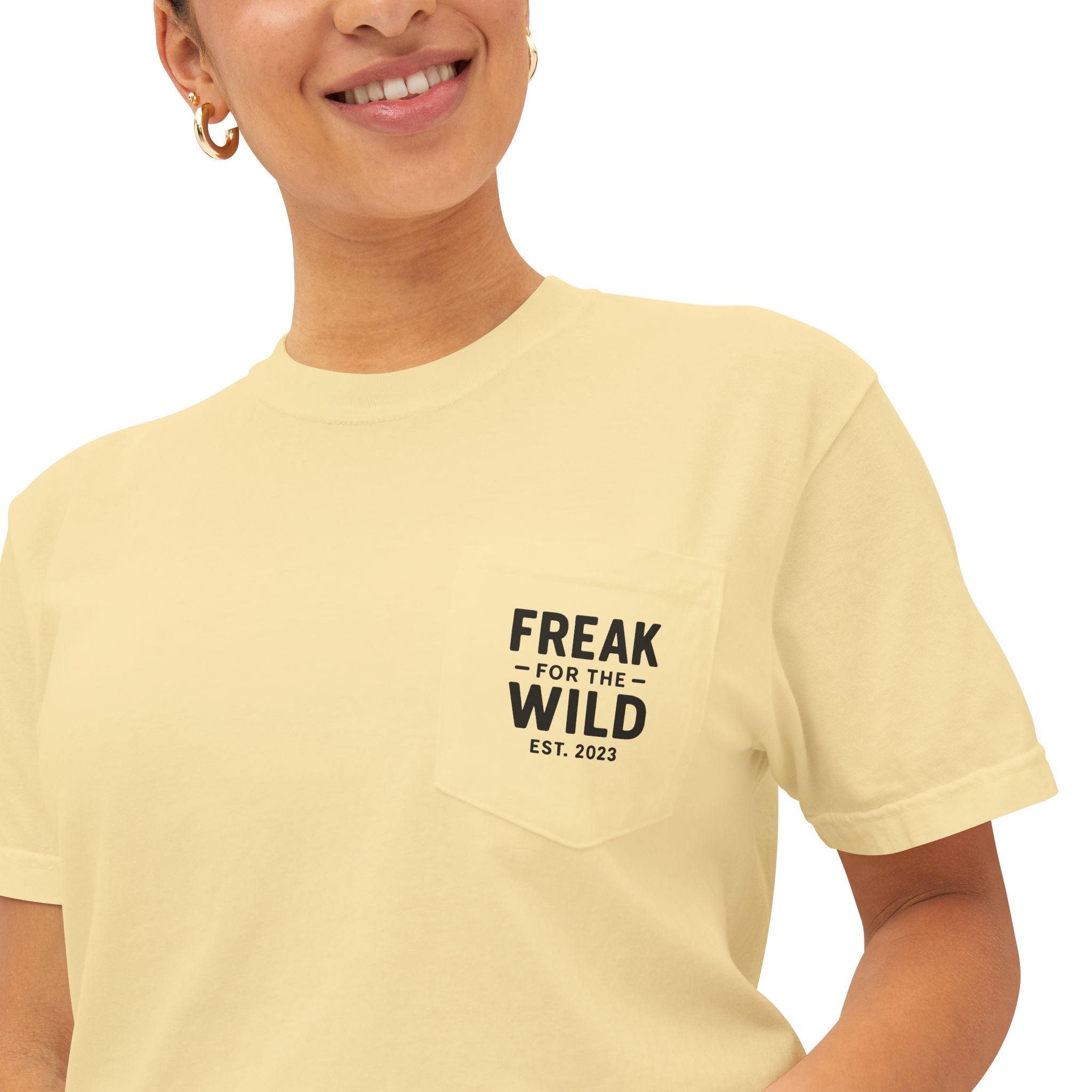 Freak for the Wild – Classic Pocket Tee (Garment-Dyed Unisex)