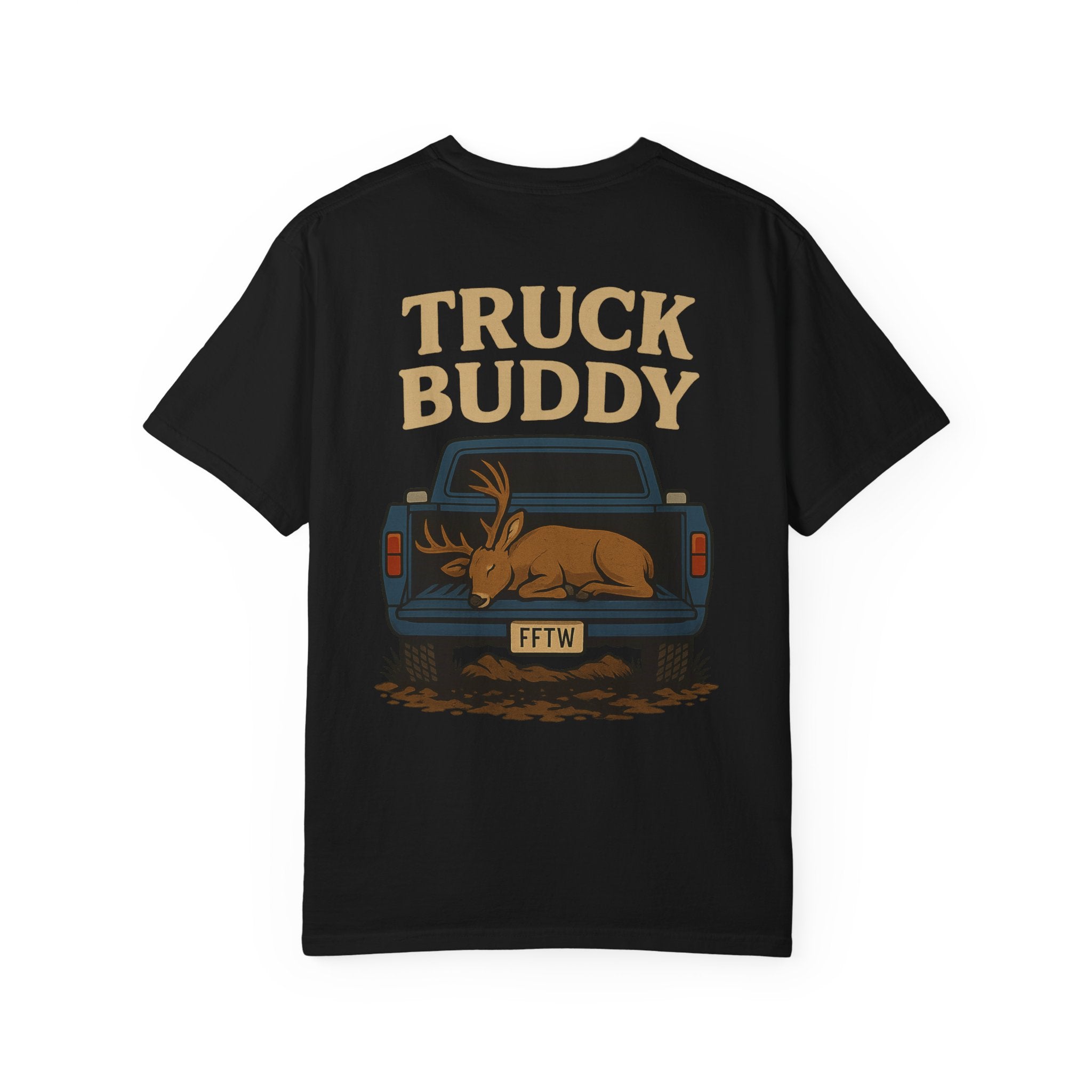 Freak for the Wild – “Truck Buddy” Graphic Tee (Garment-Dyed Unisex)