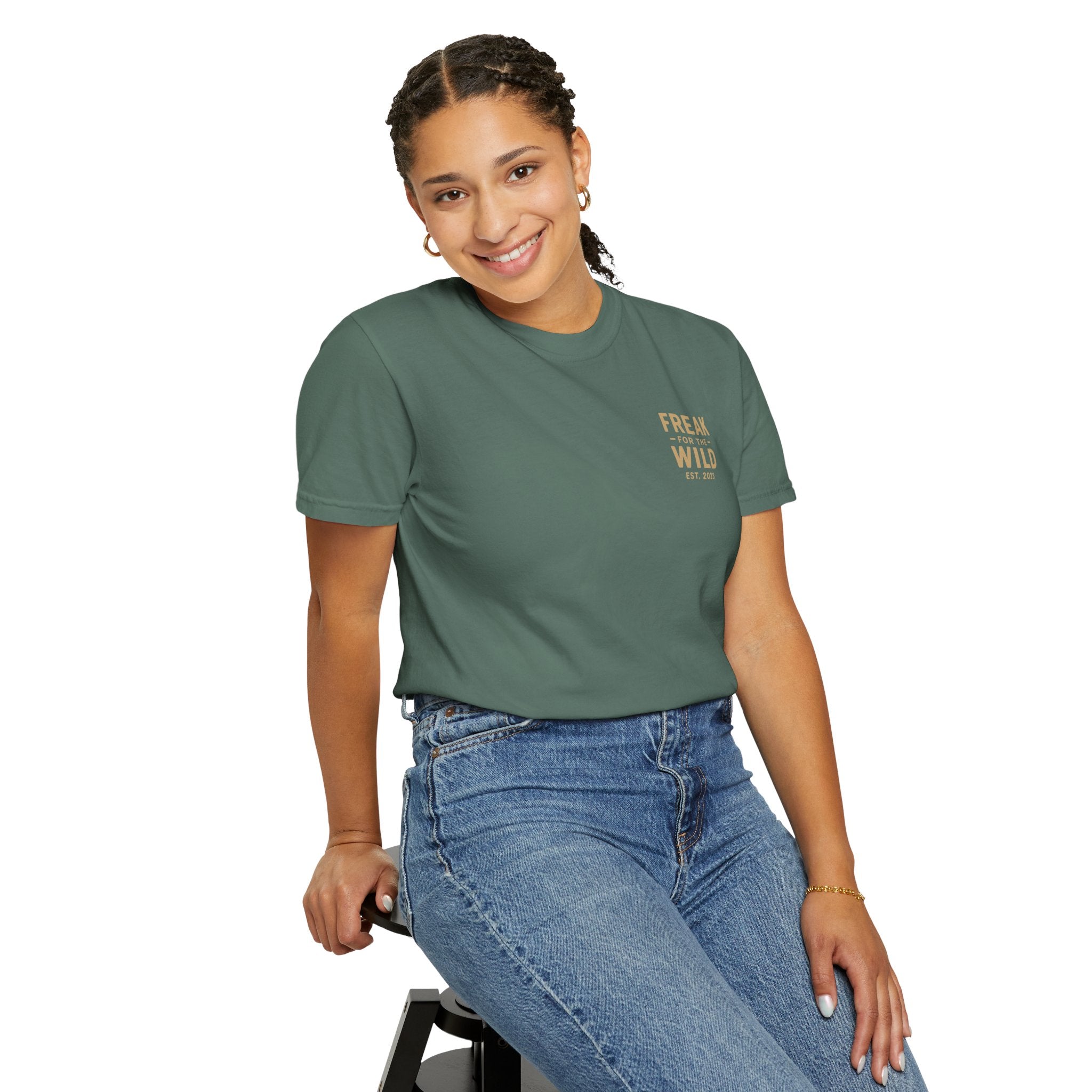 Freak for the Wild – “Truck Buddy” Graphic Tee (Garment-Dyed Unisex)