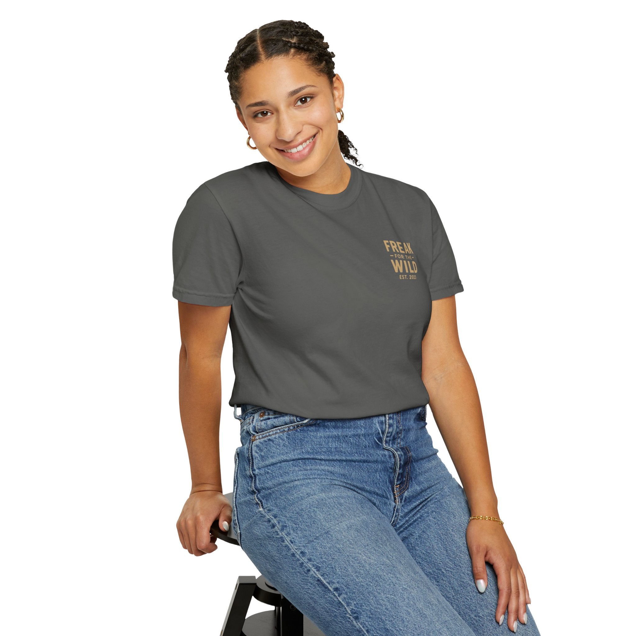 Freak for the Wild – “Truck Buddy” Graphic Tee (Garment-Dyed Unisex)