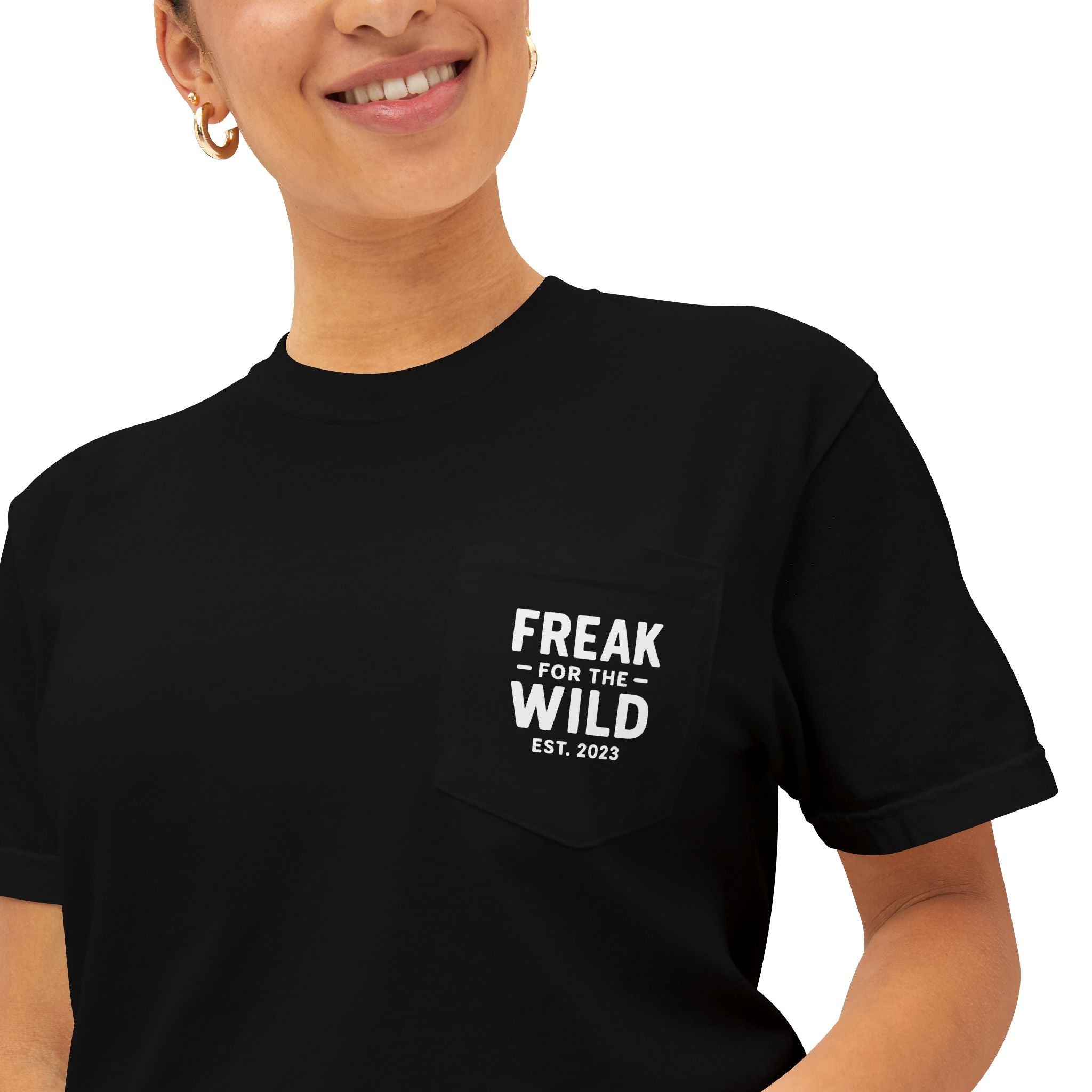 Freak for the Wild – Classic Pocket Tee (Garment-Dyed Unisex)