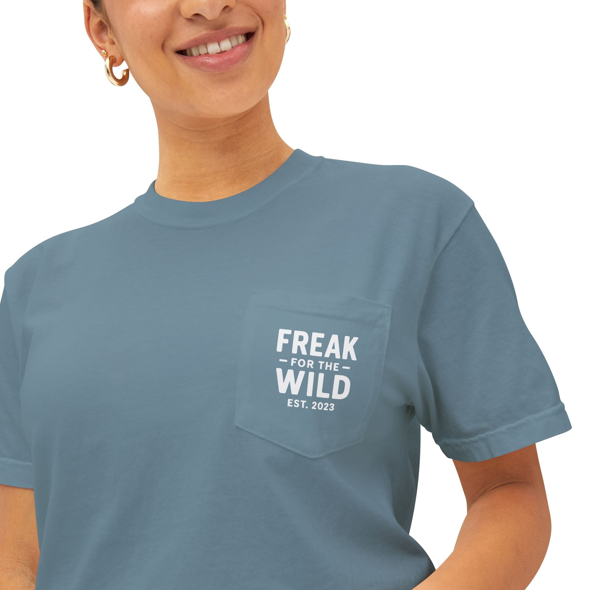 Freak for the Wild – Classic Pocket Tee (Garment-Dyed Unisex)